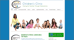 Desktop Screenshot of childrenscliniconline.net