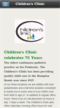 Mobile Screenshot of childrenscliniconline.net